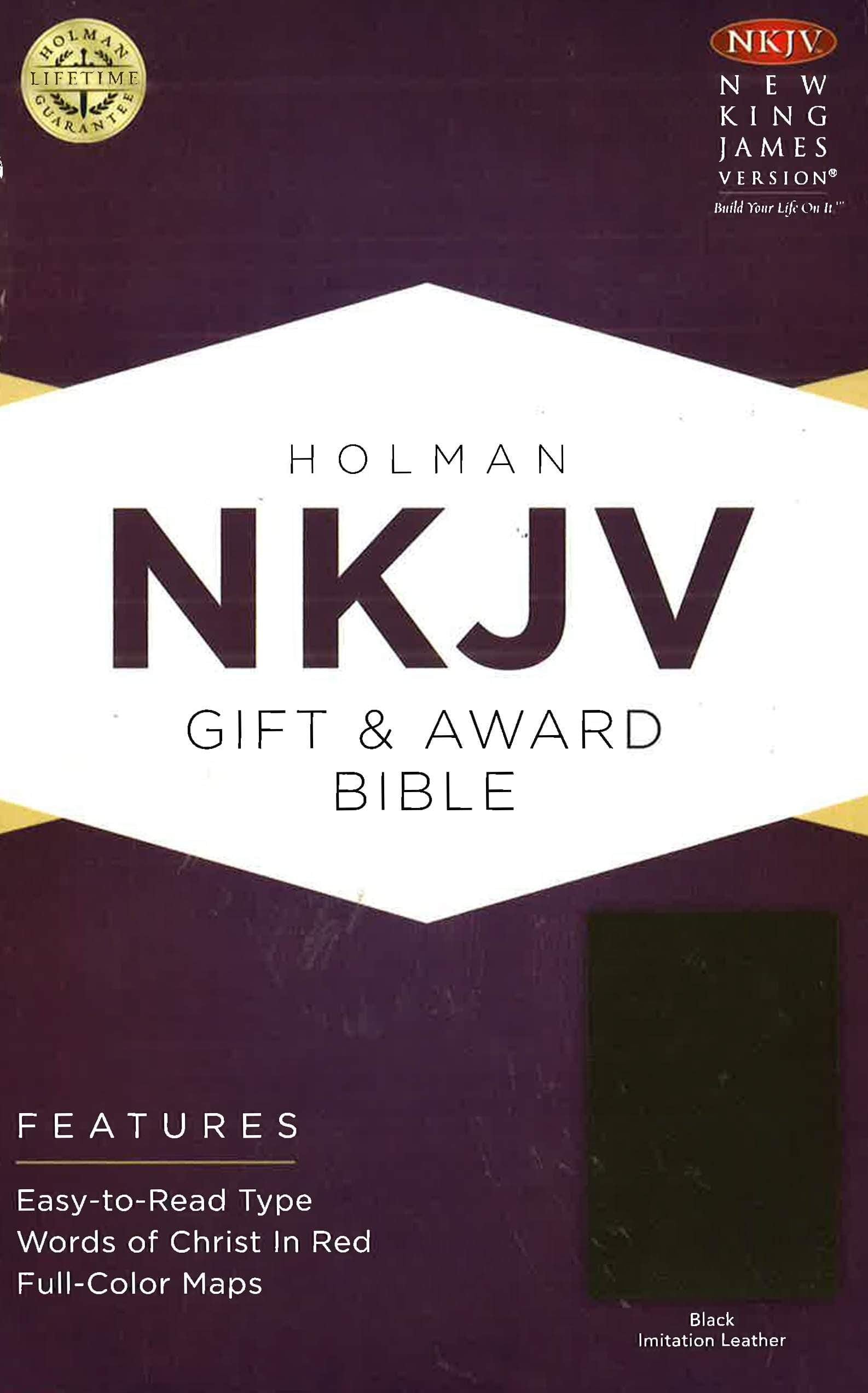 Holy Bible Holman NKJV Gift & Award Bible - New King James Version - Brown