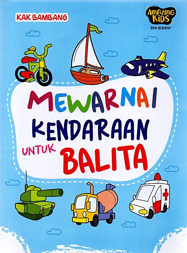 Mewarnai Kendaraan untuk Balita