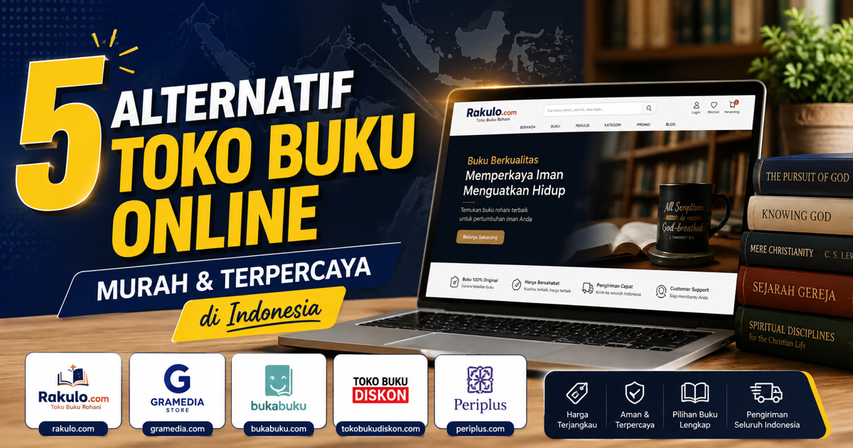 5 Alternatif Toko Buku Online Murah & Terpercaya di Indonesia