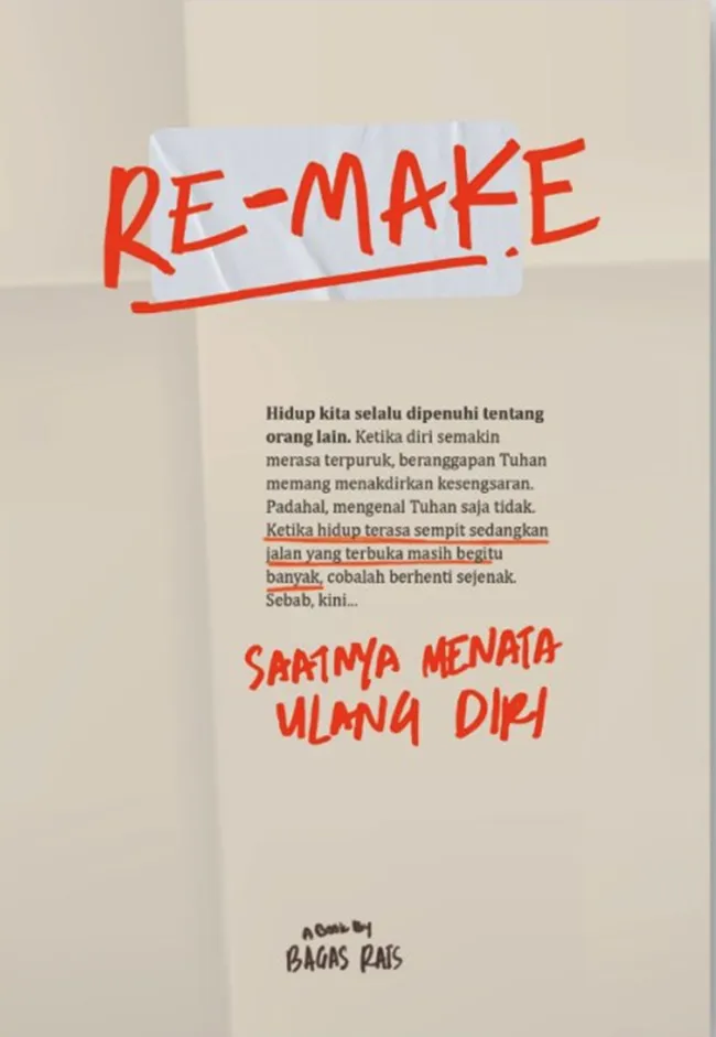 Buku Re-Make : Saatnya Menata Ulang Diri oleh Bagas Rais
