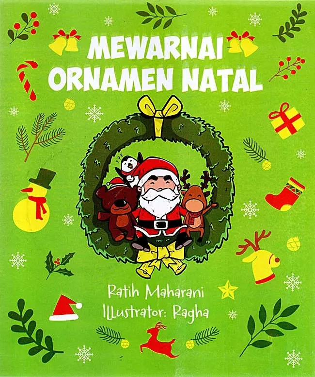 Buku Mewarnai Ornamen Natal  oleh Ratih Maharani