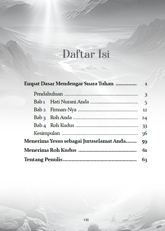 Buku Empat Dasar Mendengar Suara Tuhan - Four Basics of Hearing God’s Voice oleh Andrew Wommack