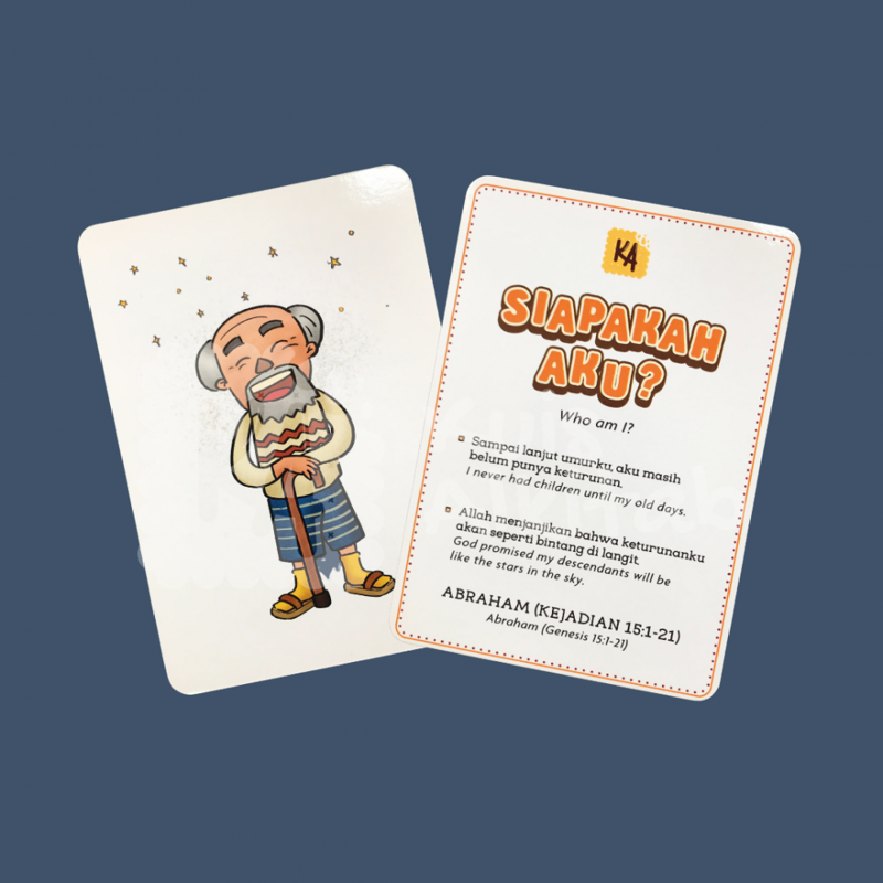 Buku Flashcard kuis alkitab seri siapakah aku ? Vol.2 oleh Kuis Alkitab
