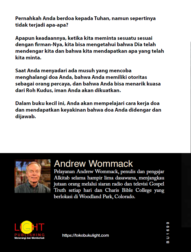 Buku Apa yang Harus Dilakukan Ketika Doa Anda Tampak Tak Dijawab oleh Andrew Wommack