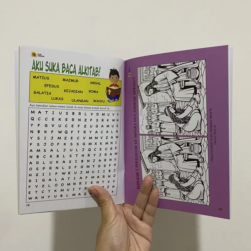 Buku Aktivitas Seru Alkitabku Bahasa Indonesia oleh Kuis Alkitab