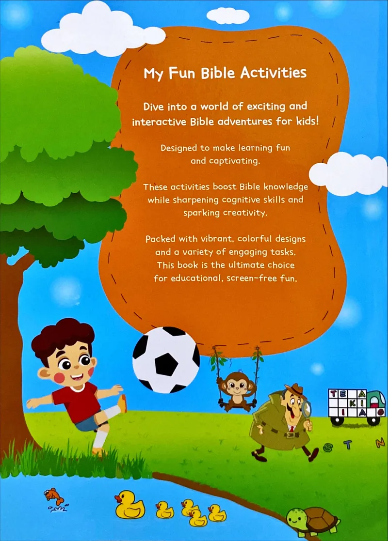 Buku Fun Bible Activities - Aktivitas Seru Alkitabku Bahasa Inggris oleh Kuis Alkitab