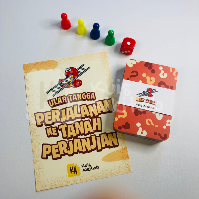 Buku Ular tangga perjalanan ke tanah perjanjian lama   oleh Kuis Alkitab