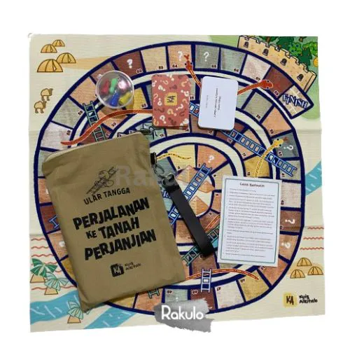 Buku Ular tangga perjalanan ke tanah perjanjian lama oleh Kuis Alkitab