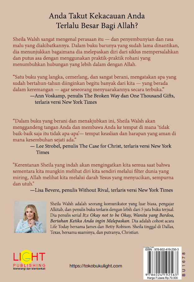 Buku Di Tengah Kekacauan - In The Middle of The Mess oleh Sheila Walsh