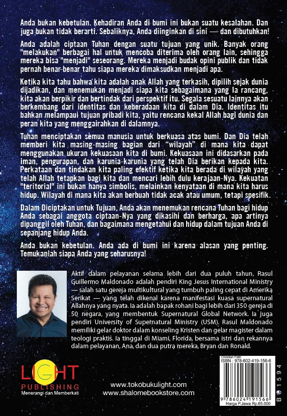 Buku Diciptakan untuk Tujuan - Created for Purpose oleh Guillermo Maldonado