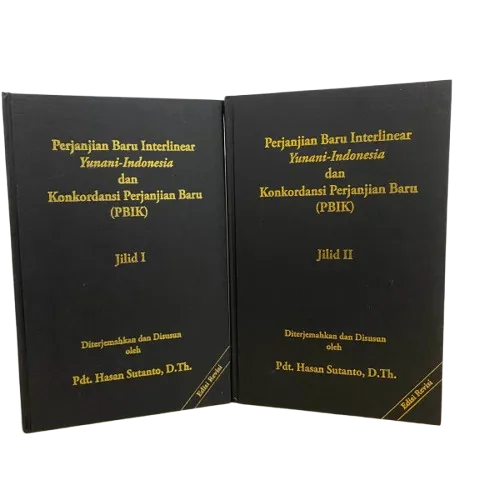 Buku Perjanjian Baru Interlinear Yunani Indonesia dan Konkordansi Perjanjian Baru (PBIK) oleh Hasan   Sutanto
