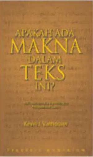 Apakah Ada Makna dalam Teks Ini? Alkitab,Pembaca,Dan Moralitas Pengetahuan Sastra