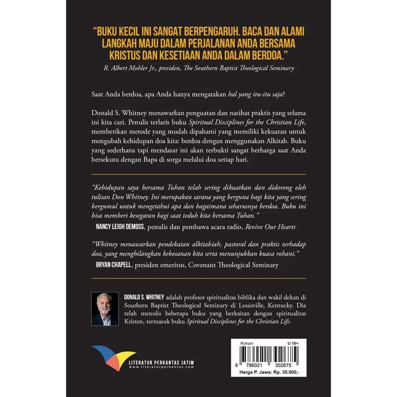 Buku Praying The Bible oleh Donald S. Whitney