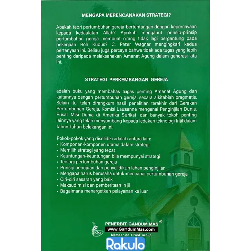 Buku Strategi Perkembangan Gereja oleh C. Peter Wagner