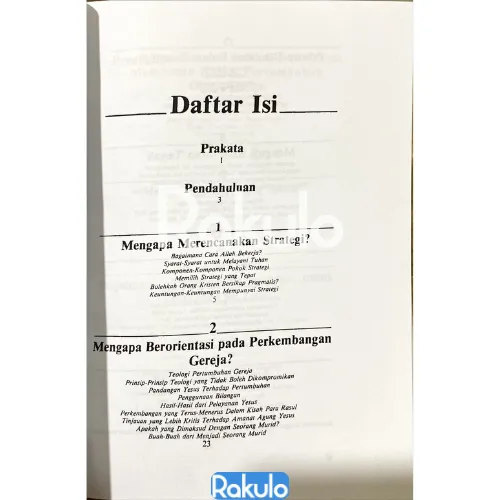 Buku Strategi Perkembangan Gereja oleh C. Peter Wagner