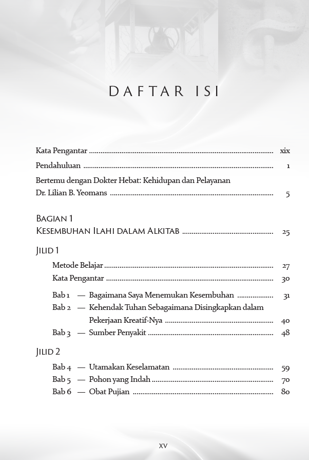 Buku DR. Lilian B. Yeomans Sekolah Kesembuhan – Kaye Hoole Mountz