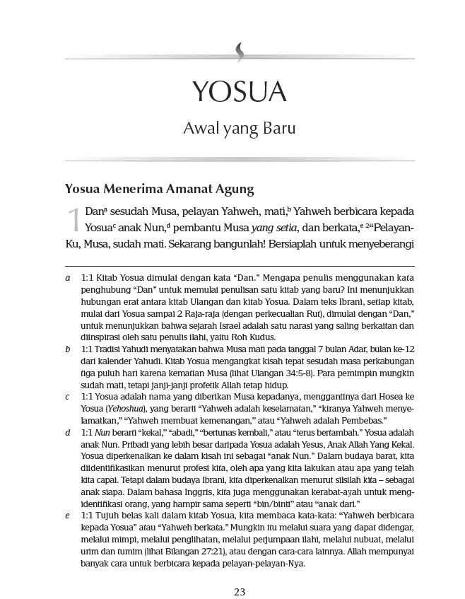 Yosua Hakim-hakim dan Rut Alkitab The Passion Translation