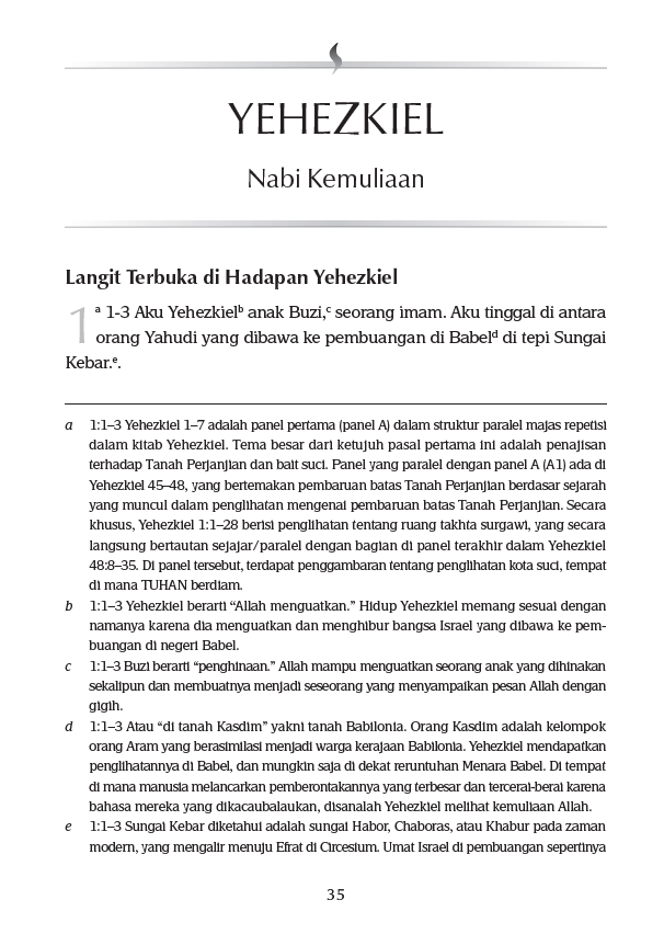 Kitab Yehezkiel dan Daniel – Alkitab The Passion Translation