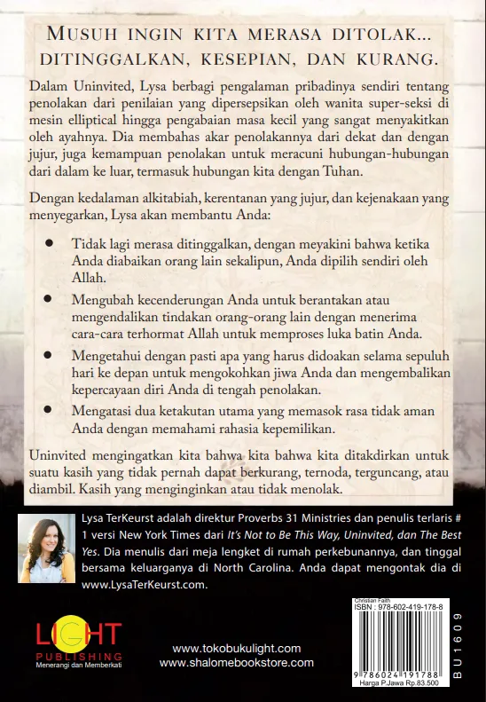 Uninvited (Tidak Diinginkan) Lysa Terkeurst