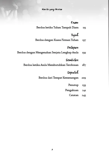 Wanita yang Berdoa (Sheila Walsh)