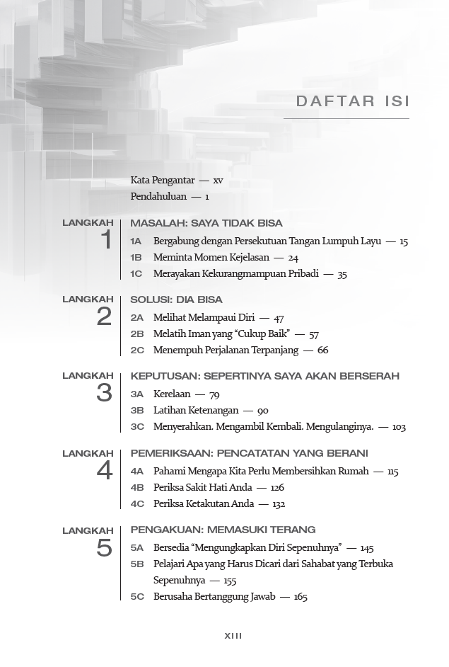 Steps – Langkah-langkah – Panduan untuk mengubah kehidupan Anda ketika tekad saja tidak cukup
