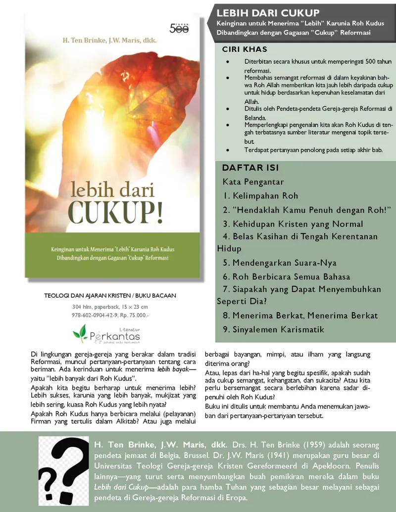 Buku Lebih dari Cukup oleh 