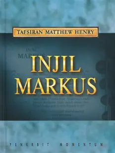 Matthew Henry: Injil Markus 