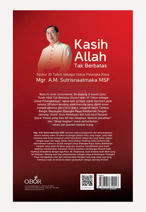 Buku Kasih Allah Tak Berbatas oleh Mgr. A.M. Sutrisnaatmaka MSF