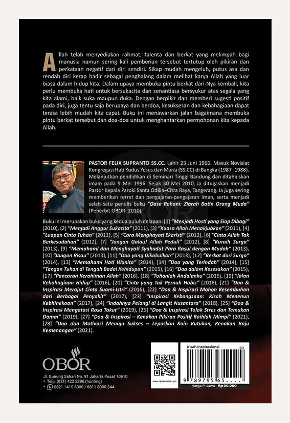 Buku Membuka Pintu Berkat – Doa dan Motivasi Menuju Kesuksesan dan Kebahagiaan oleh Felix Supranto SS.CC