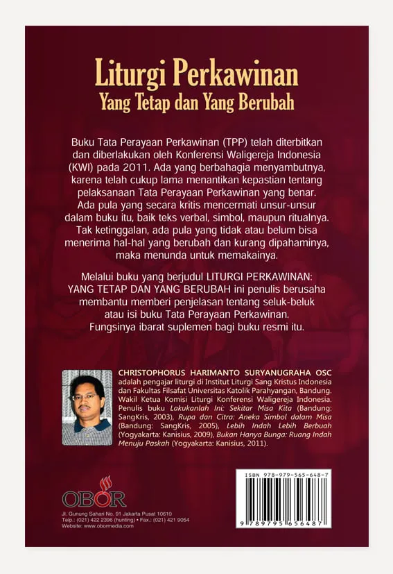 Buku Liturgi Perkawinan, yang Tetap dan yang Berubah oleh C.H. Suryanugraha OSC