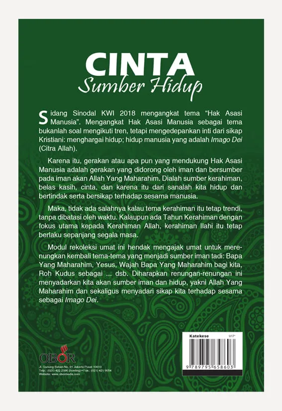 Buku Cinta Sumber Hidup – Buku Rekoleksi Umat oleh Leonardus Samosir OSC