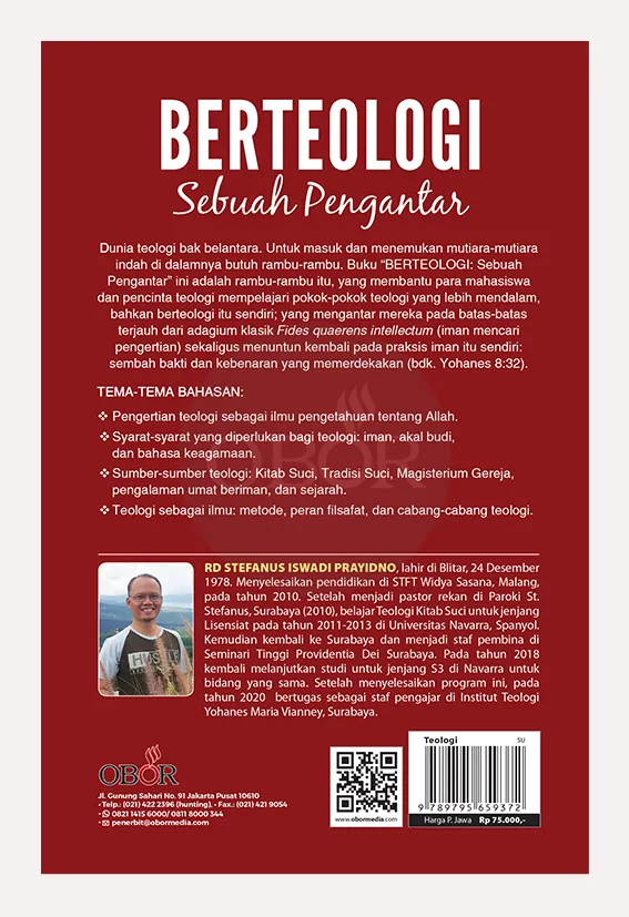 Buku BERTEOLOGI Sebuah Pengantar oleh RD STEFANUS ISWADI PRAYIDNO