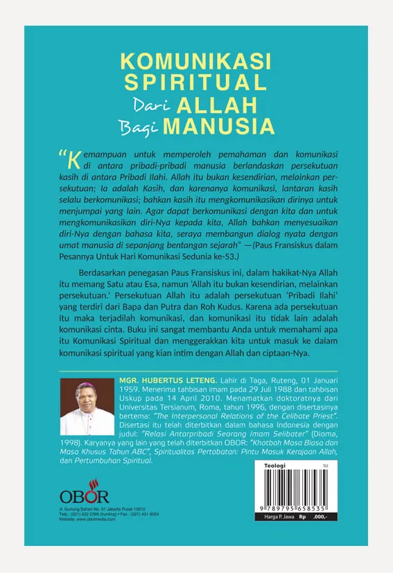 Buku Komunikasi Spiritual Dari Allah Bagi Manusia oleh Mgr. Hubertus Leteng