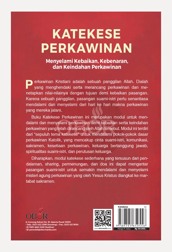 Buku Katekese Perkawinan oleh Rm. Y. Aristanto H.S. MSF
