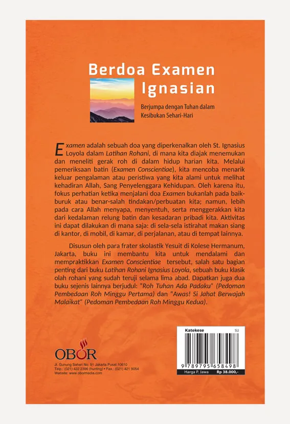 Buku Berdoa Examen Ignasian oleh Skolastik SJ Pulo Nangka