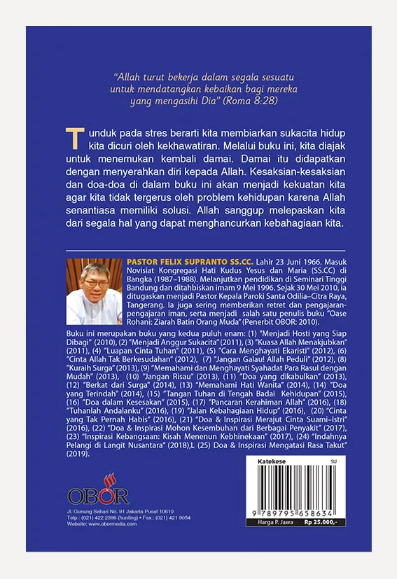 Buku Doa & Inspirasi Tolak Stres dan Temukan Damai oleh Felix Supranto SS.CC