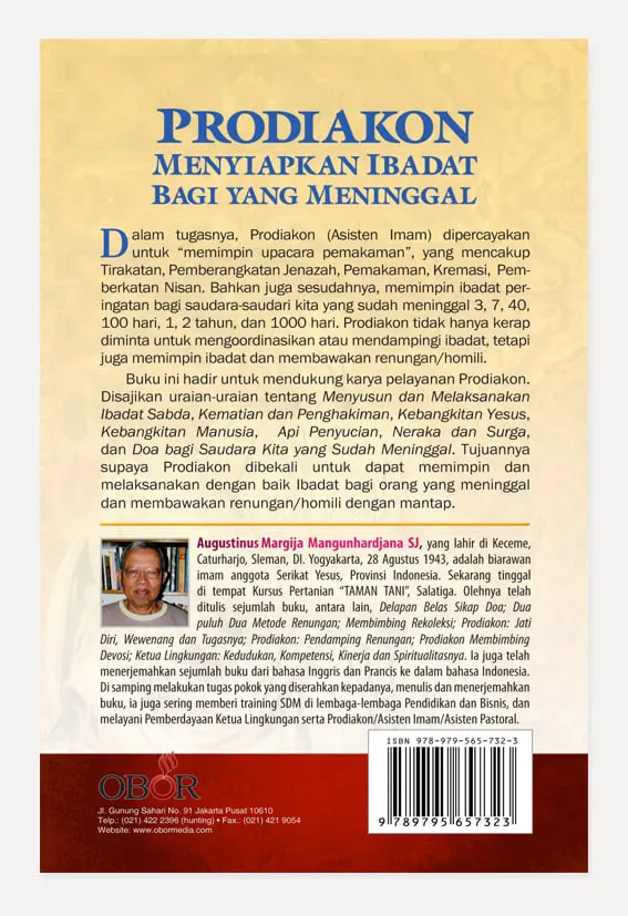 Buku Prodiakon Menyiapkan Ibadat bagi yang Meninggal oleh A.M. Mangunhardjana SJ