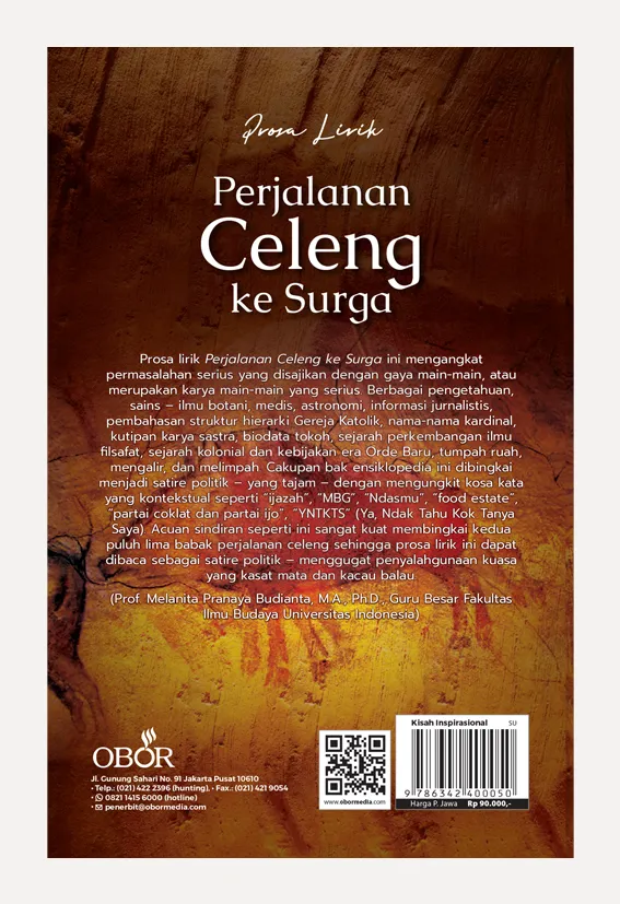 Buku Perjalanan Celeng ke Surga oleh F. Rahardi
