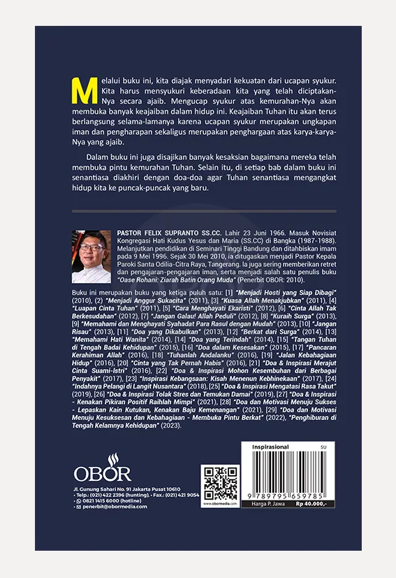 Buku Bersyukurlah, Keajaiban-Nya Nyata oleh Felix Supranto SS.CC