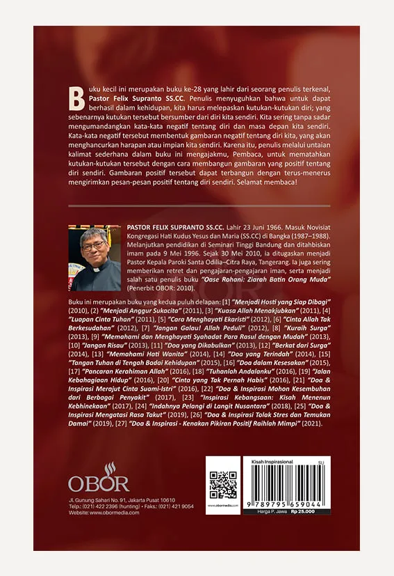 Buku Lepaskan Kain Kutukan, Kenakan Baju Kemenangan oleh Felix Supranto SS.CC