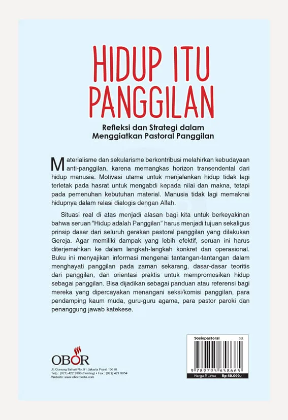 Buku Hidup Itu Panggilan oleh Agustinus L. Nggame OFM
