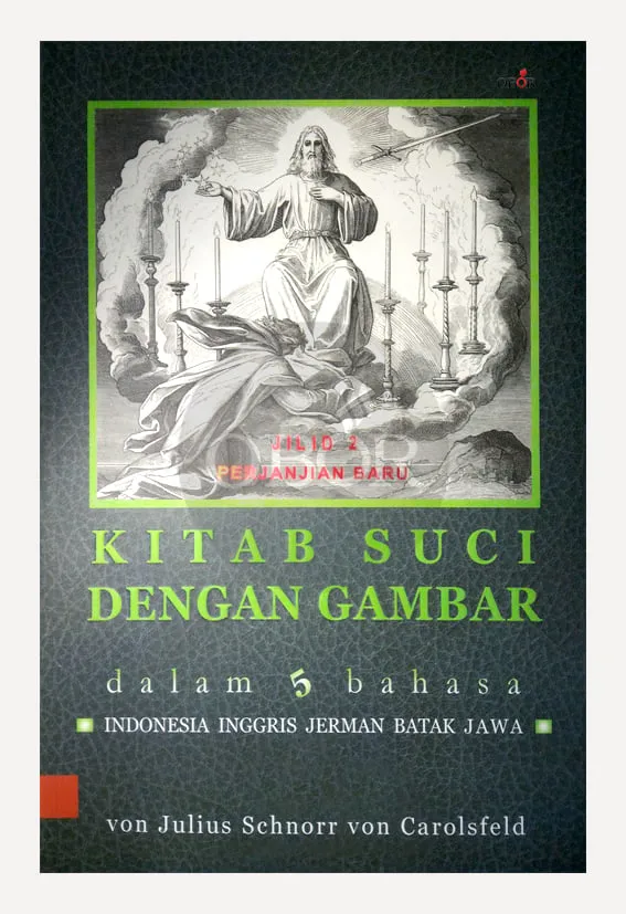 Buku Kitab Suci dengan Gambar-Lima Bahasa oleh Von Julius Schnorr von Carolsfeld