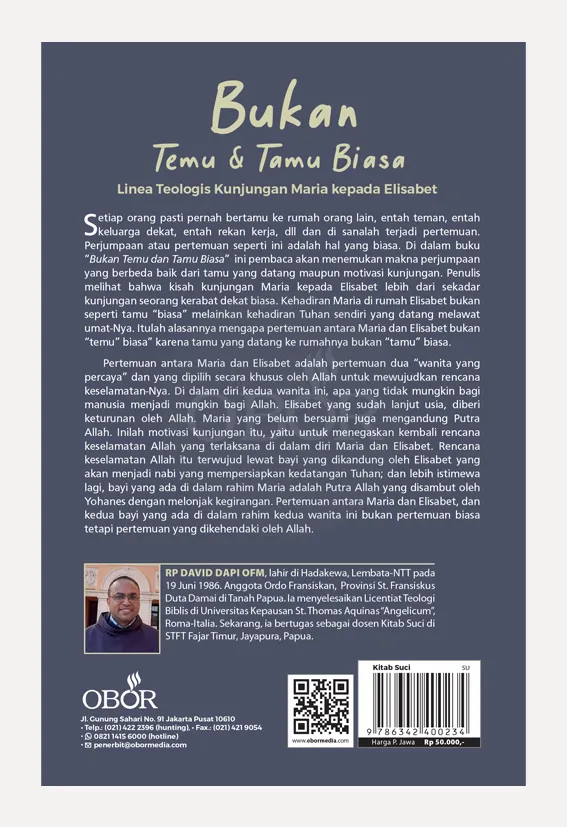 Buku Bukan Temu & Tamu Biasa oleh David Dapi OFM
