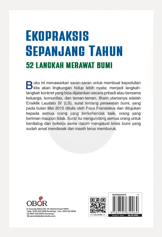 Buku Ekopraksis Sepanjang Tahun – 52 Langkah Merawat Bumi oleh Martin Harun OFM