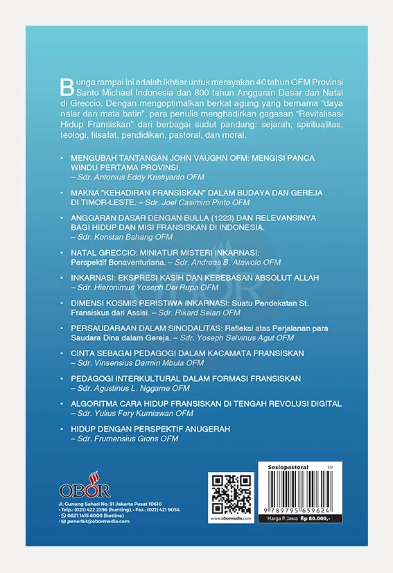 Buku Revitalisasi Hidup Fransiskan oleh Agustinus L. Nggame OFM, amp; Frumensius Gions OFM