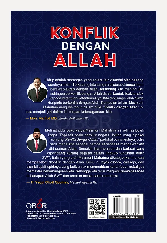 Buku Konflik dengan Allah oleh Dr. Masmuni Mahatma, S.Fil.I,M.AG