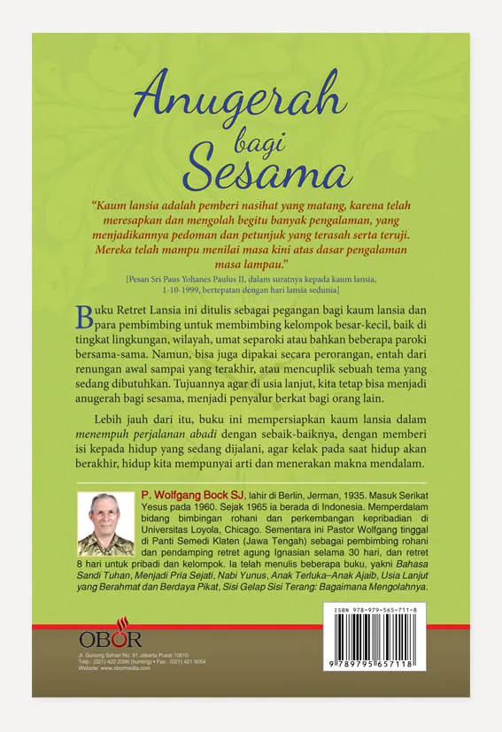 Buku Anugerah Bagi Sesama oleh Wolfgang Bock SJ