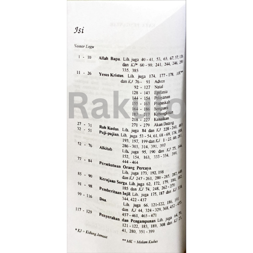 Buku Kidung Muda - Mudi oleh 