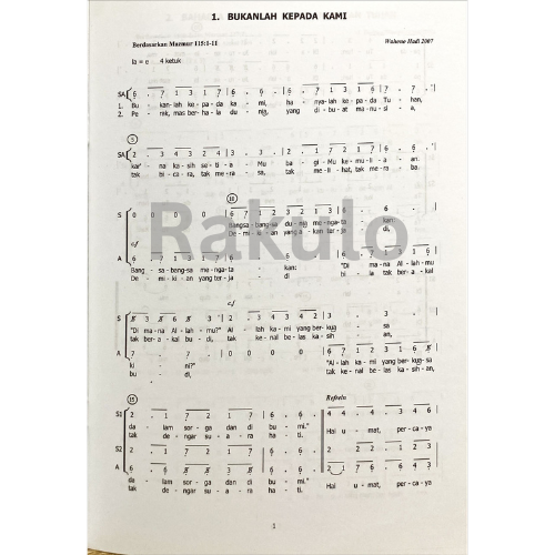 Buku Percaya Pada Tuhan - Paduan Suara Wanita oleh 