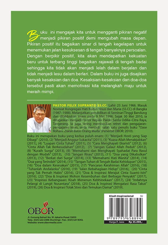 Buku Doa & Inspirasi – Kenakan Pikiran Positif Raihlah Mimpi oleh Felix Supranta SS.CC